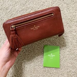 Kate Spade Red Orange Wallet